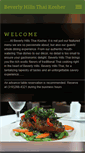 Mobile Screenshot of beverlyhillsthai.com